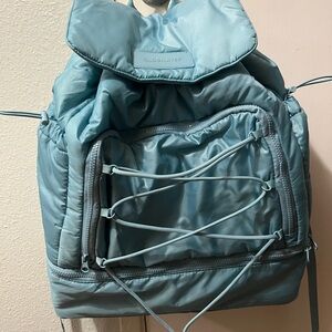 Blogilates Ultimate Athletic Trainer Backpack - Sky Blue Organizer Gym Bag